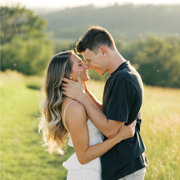 BHLDN anthropologie Sleeveless V-Neck Ruffle Lace Maxi Dress - Picture 3 of 5